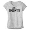 OCSO Multi-Colors Sublimatable Ladies PosiCharge Electric Heather Sporty Tee Thumbnail