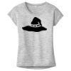 OCSO Multi-Colors Sublimatable Ladies PosiCharge Electric Heather Sporty Tee Thumbnail