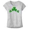 OCSO Multi-Colors Sublimatable Ladies PosiCharge Electric Heather Sporty Tee Thumbnail