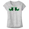 OCSO Multi-Colors Sublimatable Ladies PosiCharge Electric Heather Sporty Tee Thumbnail