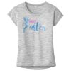 OCSO Multi-Colors Sublimatable Ladies PosiCharge Electric Heather Sporty Tee Thumbnail