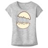 OCSO Multi-Colors Sublimatable Ladies PosiCharge Electric Heather Sporty Tee Thumbnail