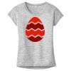 OCSO Multi-Colors Sublimatable Ladies PosiCharge Electric Heather Sporty Tee Thumbnail