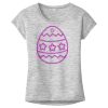 OCSO Multi-Colors Sublimatable Ladies PosiCharge Electric Heather Sporty Tee Thumbnail