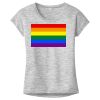 OCSO Multi-Colors Sublimatable Ladies PosiCharge Electric Heather Sporty Tee Thumbnail