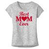 OCSO Multi-Colors Sublimatable Ladies PosiCharge Electric Heather Sporty Tee Thumbnail