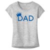 OCSO Multi-Colors Sublimatable Ladies PosiCharge Electric Heather Sporty Tee Thumbnail
