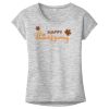 OCSO Multi-Colors Sublimatable Ladies PosiCharge Electric Heather Sporty Tee Thumbnail