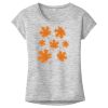 OCSO Multi-Colors Sublimatable Ladies PosiCharge Electric Heather Sporty Tee Thumbnail