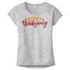 OCSO Multi-Colors Sublimatable Ladies PosiCharge Electric Heather Sporty Tee Thumbnail