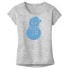 OCSO Multi-Colors Sublimatable Ladies PosiCharge Electric Heather Sporty Tee Thumbnail