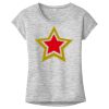 OCSO Multi-Colors Sublimatable Ladies PosiCharge Electric Heather Sporty Tee Thumbnail