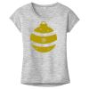 OCSO Multi-Colors Sublimatable Ladies PosiCharge Electric Heather Sporty Tee Thumbnail