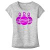 OCSO Multi-Colors Sublimatable Ladies PosiCharge Electric Heather Sporty Tee Thumbnail