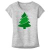 OCSO Multi-Colors Sublimatable Ladies PosiCharge Electric Heather Sporty Tee Thumbnail