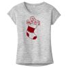 OCSO Multi-Colors Sublimatable Ladies PosiCharge Electric Heather Sporty Tee Thumbnail