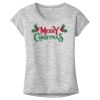 OCSO Multi-Colors Sublimatable Ladies PosiCharge Electric Heather Sporty Tee Thumbnail
