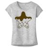 OCSO Multi-Colors Sublimatable Ladies PosiCharge Electric Heather Sporty Tee Thumbnail