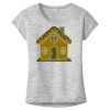 OCSO Multi-Colors Sublimatable Ladies PosiCharge Electric Heather Sporty Tee Thumbnail