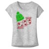 OCSO Multi-Colors Sublimatable Ladies PosiCharge Electric Heather Sporty Tee Thumbnail