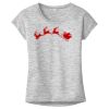 OCSO Multi-Colors Sublimatable Ladies PosiCharge Electric Heather Sporty Tee Thumbnail