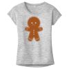 OCSO Multi-Colors Sublimatable Ladies PosiCharge Electric Heather Sporty Tee Thumbnail