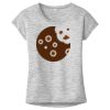 OCSO Multi-Colors Sublimatable Ladies PosiCharge Electric Heather Sporty Tee Thumbnail