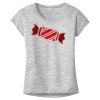 OCSO Multi-Colors Sublimatable Ladies PosiCharge Electric Heather Sporty Tee Thumbnail