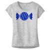 OCSO Multi-Colors Sublimatable Ladies PosiCharge Electric Heather Sporty Tee Thumbnail