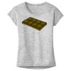 OCSO Multi-Colors Sublimatable Ladies PosiCharge Electric Heather Sporty Tee Thumbnail