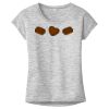 OCSO Multi-Colors Sublimatable Ladies PosiCharge Electric Heather Sporty Tee Thumbnail