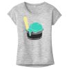 OCSO Multi-Colors Sublimatable Ladies PosiCharge Electric Heather Sporty Tee Thumbnail