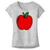 OCSO Multi-Colors Sublimatable Ladies PosiCharge Electric Heather Sporty Tee Thumbnail