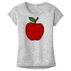 OCSO Multi-Colors Sublimatable Ladies PosiCharge Electric Heather Sporty Tee Thumbnail