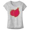 OCSO Multi-Colors Sublimatable Ladies PosiCharge Electric Heather Sporty Tee Thumbnail