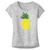 OCSO Multi-Colors Sublimatable Ladies PosiCharge Electric Heather Sporty Tee Thumbnail