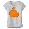 OCSO Multi-Colors Sublimatable Ladies PosiCharge Electric Heather Sporty Tee Thumbnail
