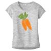 OCSO Multi-Colors Sublimatable Ladies PosiCharge Electric Heather Sporty Tee Thumbnail
