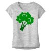 OCSO Multi-Colors Sublimatable Ladies PosiCharge Electric Heather Sporty Tee Thumbnail