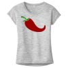 OCSO Multi-Colors Sublimatable Ladies PosiCharge Electric Heather Sporty Tee Thumbnail
