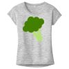 OCSO Multi-Colors Sublimatable Ladies PosiCharge Electric Heather Sporty Tee Thumbnail