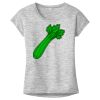 OCSO Multi-Colors Sublimatable Ladies PosiCharge Electric Heather Sporty Tee Thumbnail