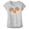 OCSO Multi-Colors Sublimatable Ladies PosiCharge Electric Heather Sporty Tee Thumbnail
