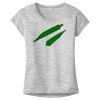 OCSO Multi-Colors Sublimatable Ladies PosiCharge Electric Heather Sporty Tee Thumbnail