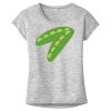 OCSO Multi-Colors Sublimatable Ladies PosiCharge Electric Heather Sporty Tee Thumbnail