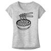 OCSO Multi-Colors Sublimatable Ladies PosiCharge Electric Heather Sporty Tee Thumbnail