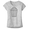 OCSO Multi-Colors Sublimatable Ladies PosiCharge Electric Heather Sporty Tee Thumbnail