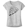 OCSO Multi-Colors Sublimatable Ladies PosiCharge Electric Heather Sporty Tee Thumbnail