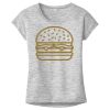 OCSO Multi-Colors Sublimatable Ladies PosiCharge Electric Heather Sporty Tee Thumbnail