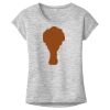 OCSO Multi-Colors Sublimatable Ladies PosiCharge Electric Heather Sporty Tee Thumbnail